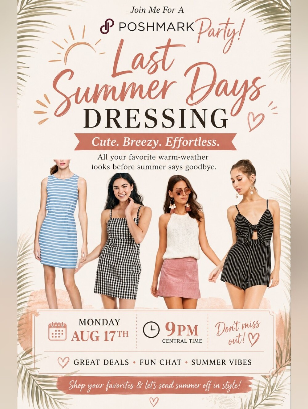 Last Summer Days Dressing Posh Party